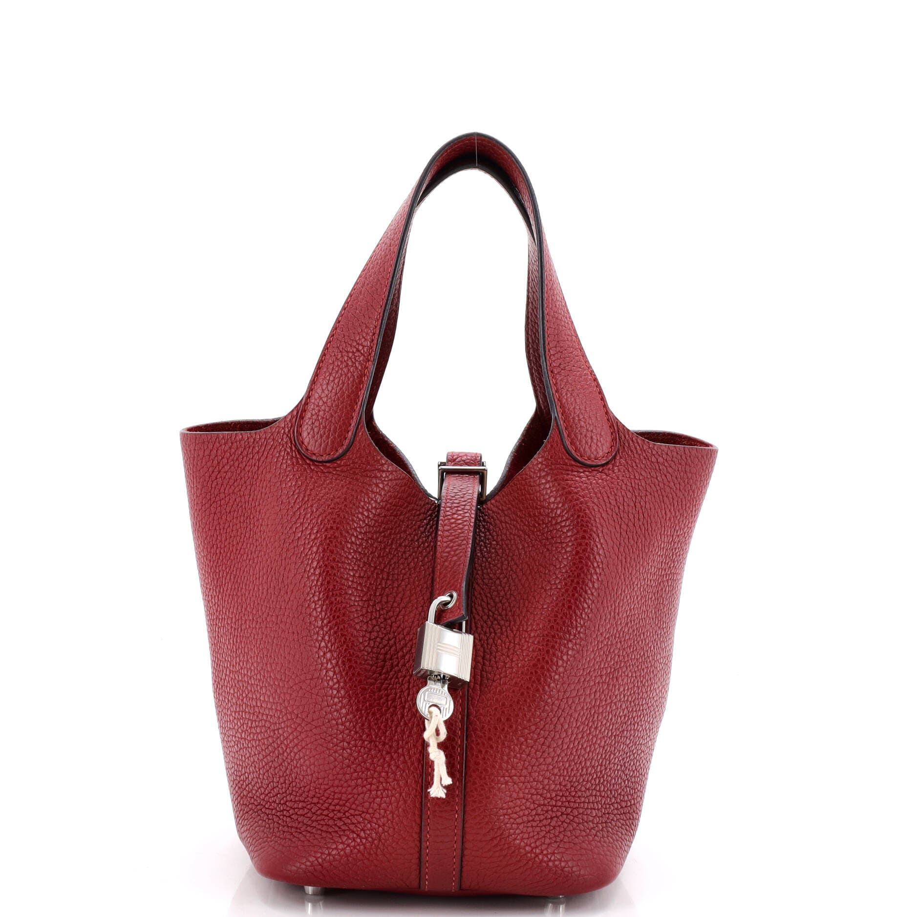 Picotin Lock Bag Clemence PM, Main, color, Red