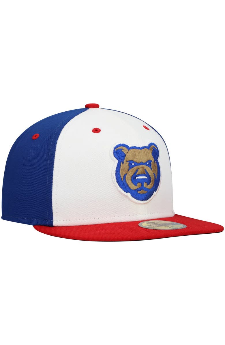 New Era Men's New Era White Iowa Cubs Authentic Collection Team Alternate 59FIFTY Fitted Hat, Alternate, color, 