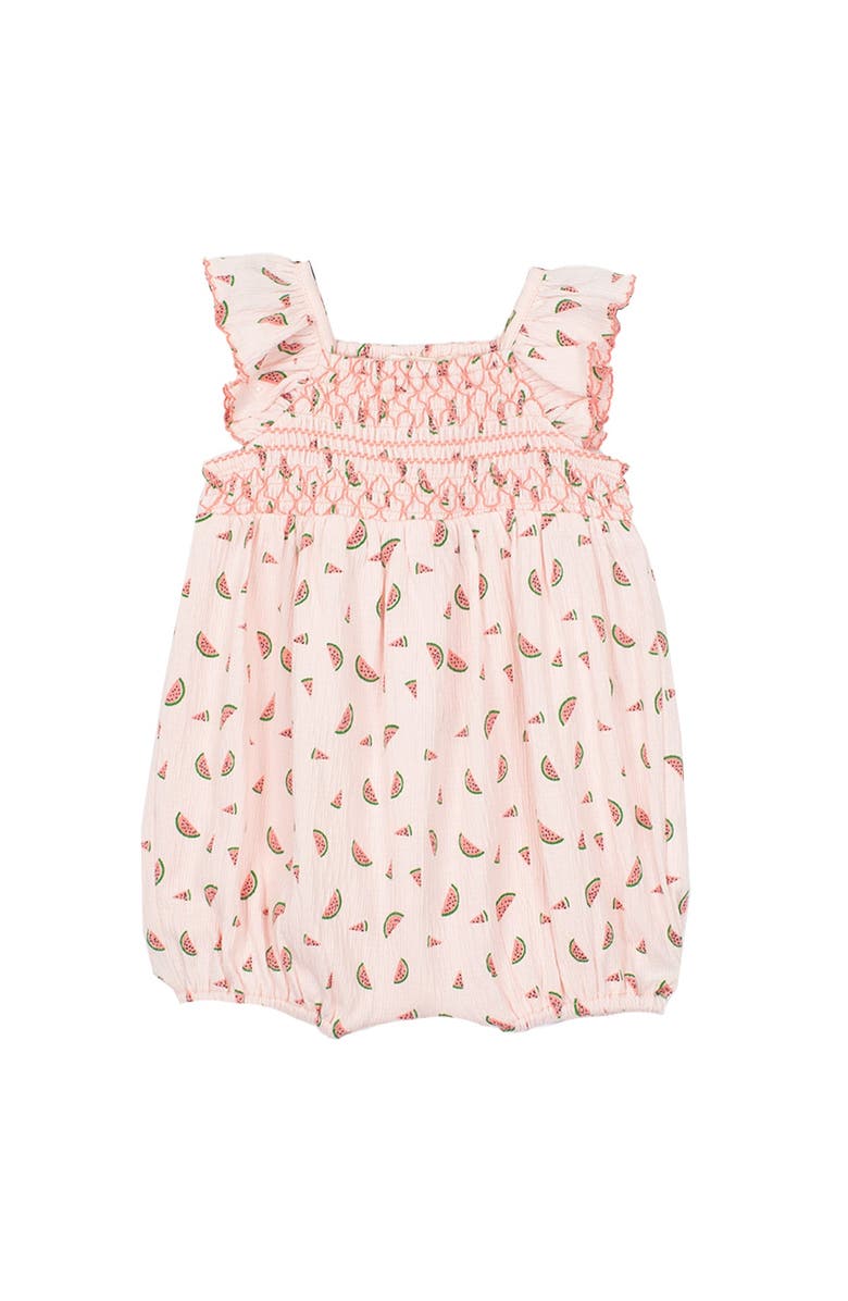 Mabel + Honey Watermelon Sugar Baby Romper, Main, color, Pink