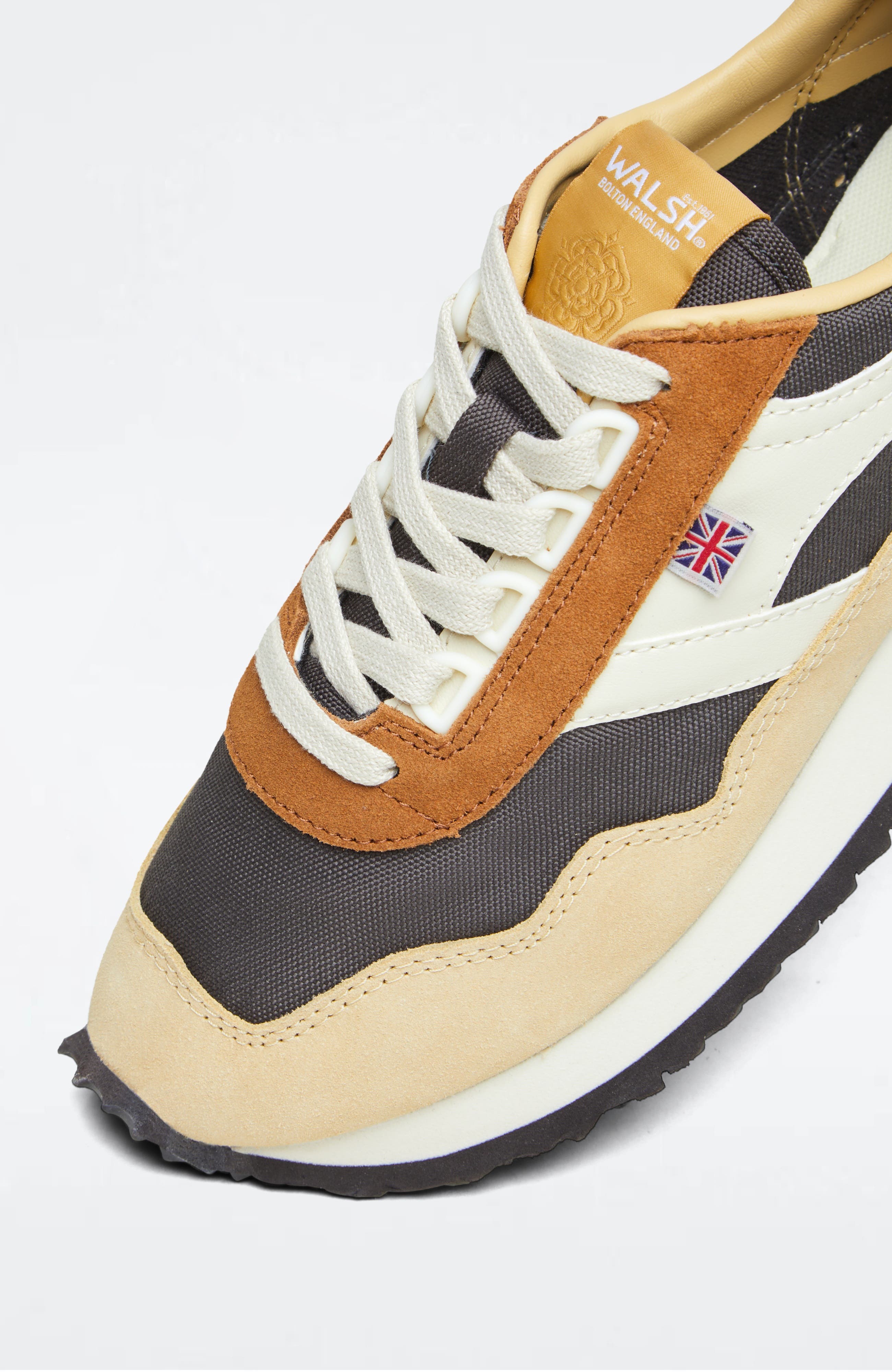 Ensign Sneakers, Alternate, color, Black/Beige/Yellow
