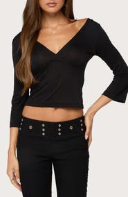 EDIKTED Mar V-Neck Top