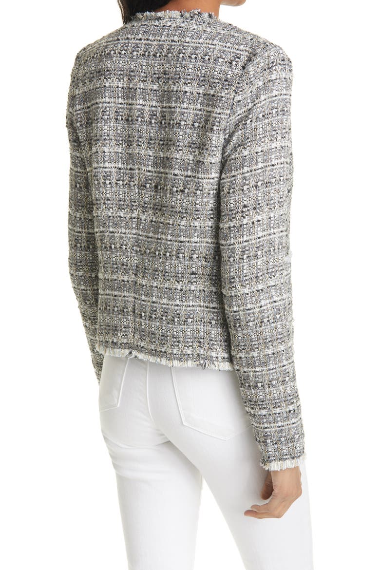 Adette Tweed Blazer, Alternate, color, GREY TWEED
