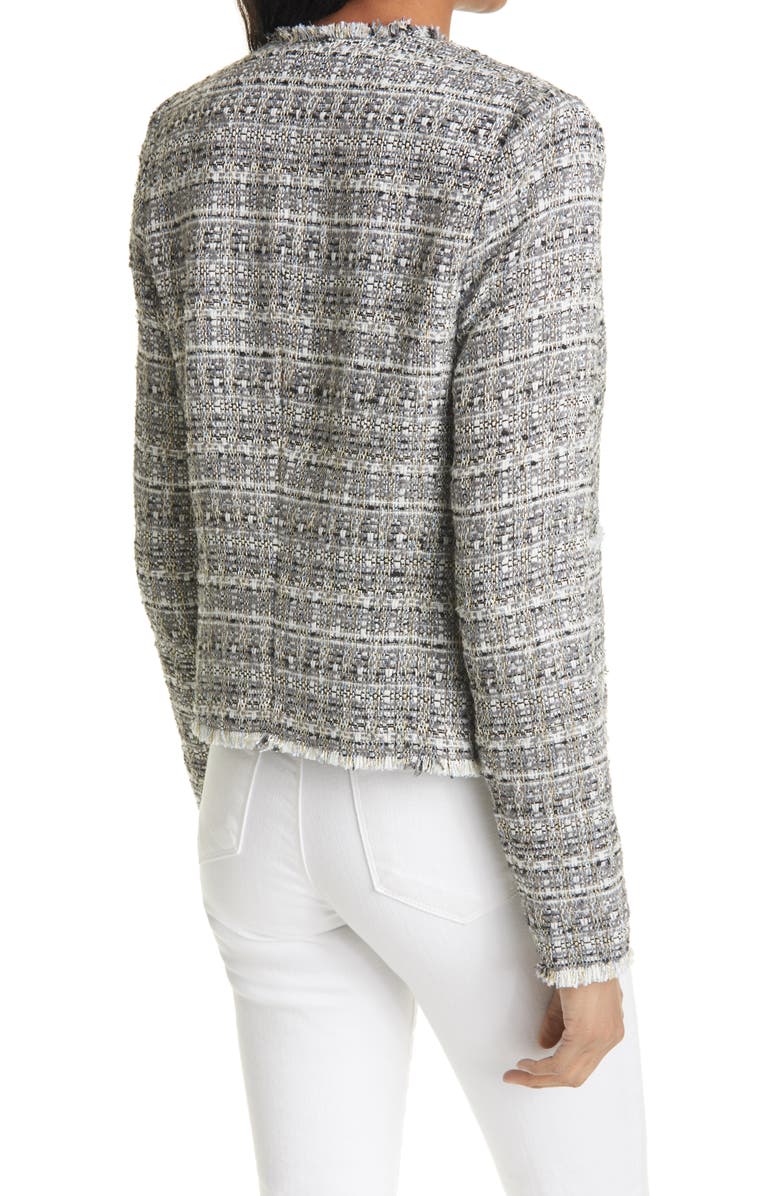 L'AGENCE Adette Tweed Blazer, Alternate, color,