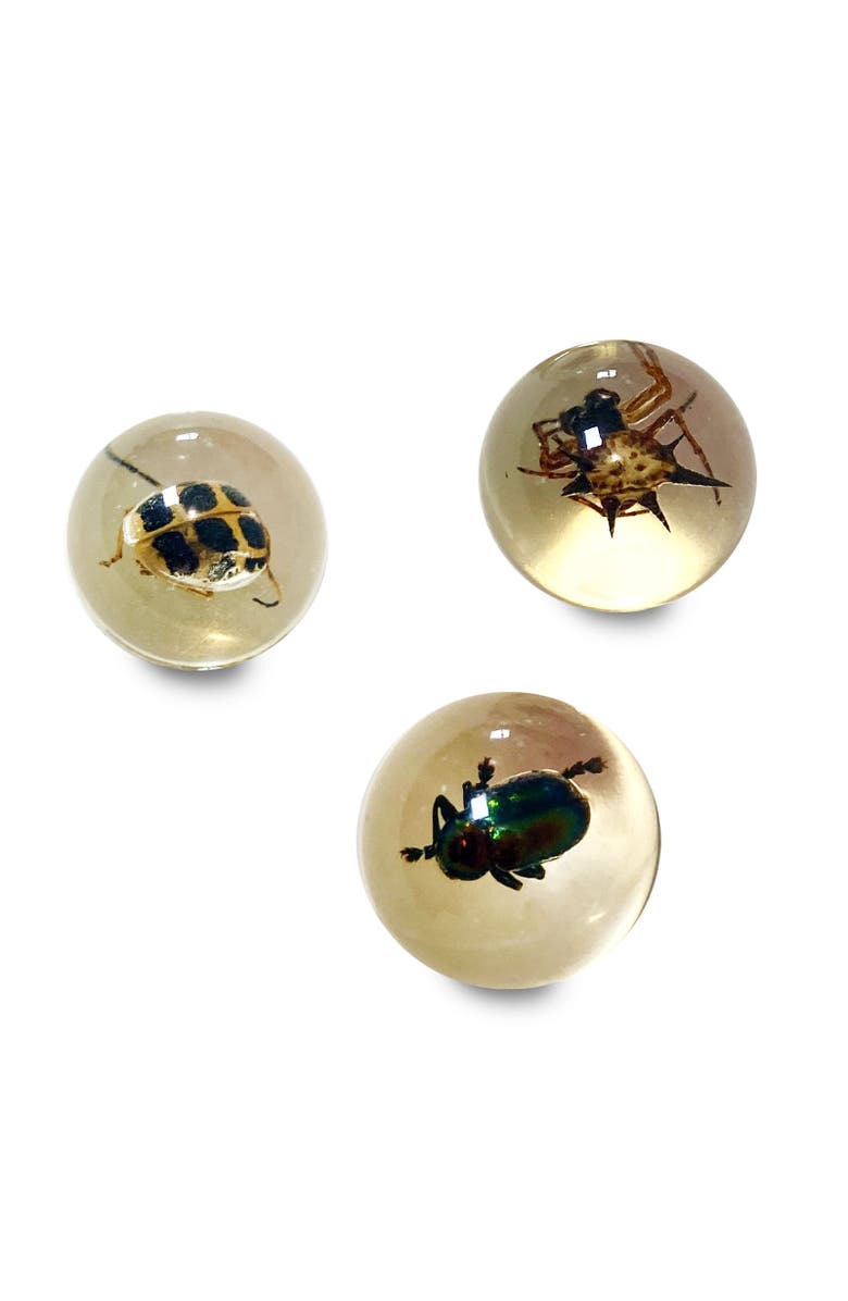 GEOWORLD Real Bug Marbles, Alternate, color, NO COLOR