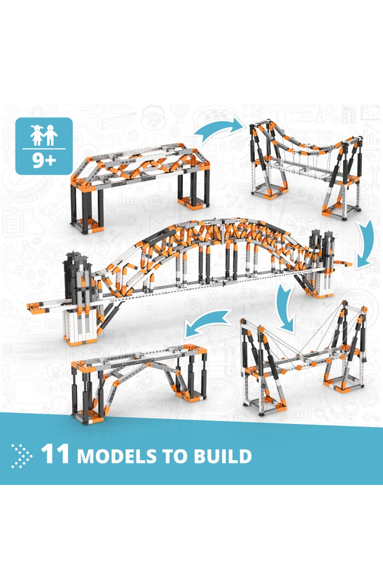 Engino Architecture, Eiffel Tower And Sydney Bridge Models, Alternate, color, Multicolored