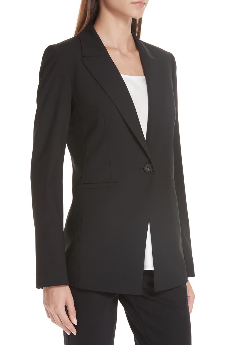 Lafayette 148 New York Charice Stretch Wool Jacket, Alternate, color,