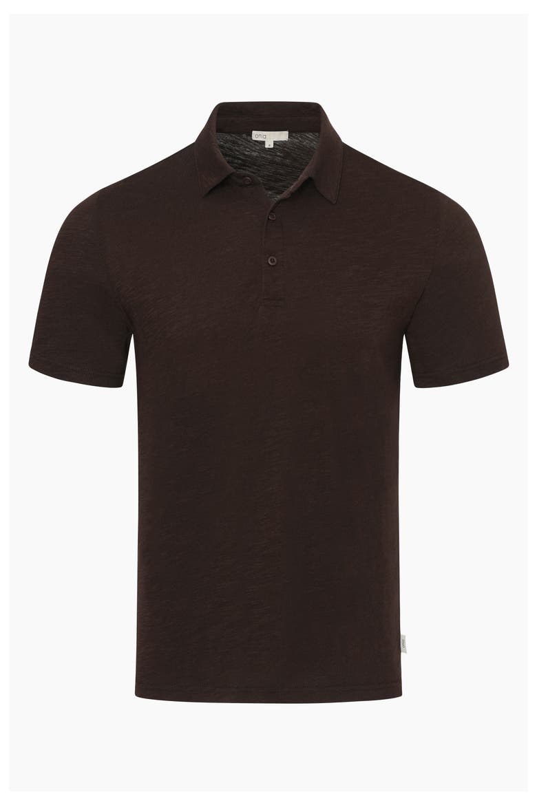Cotton Slub Knit Polo, Alternate, color, KONA