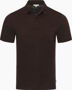 Onia Cotton Slub Knit Polo