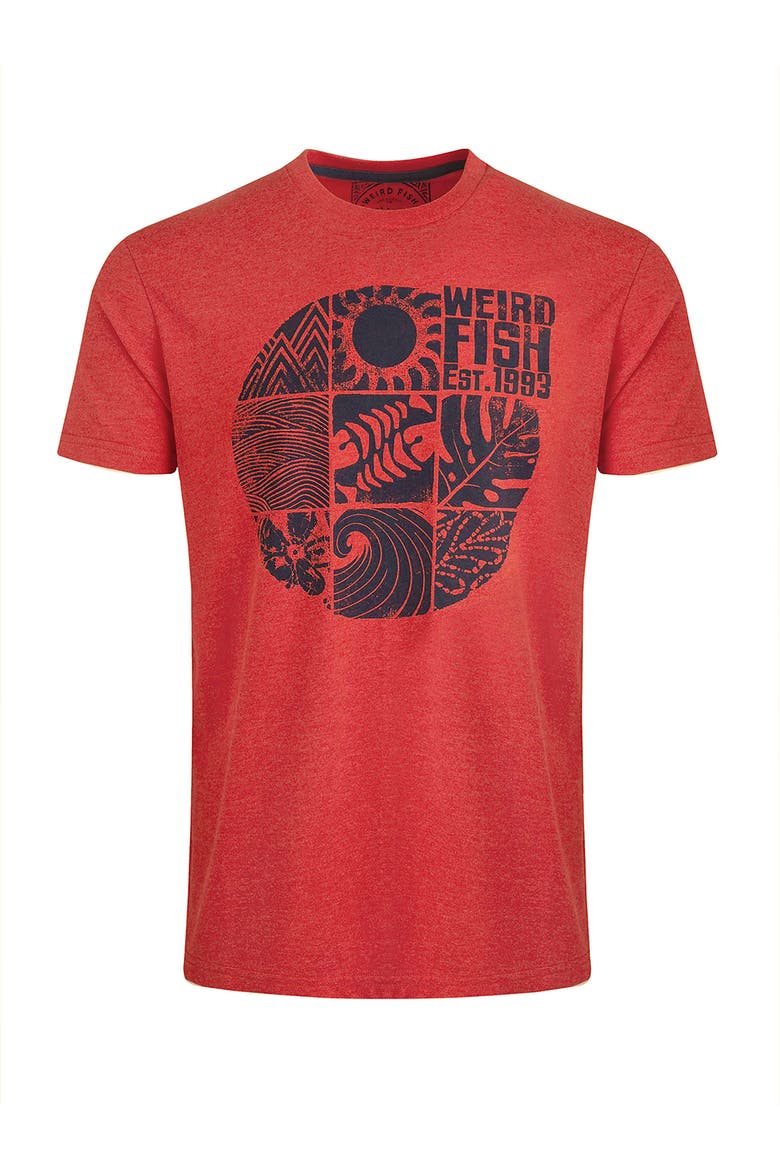 Summer Sector Graphic T-Shirt, Alternate, color, Retro Red