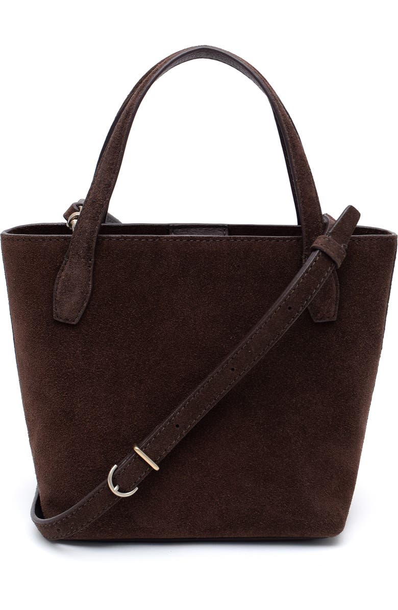 New Amsterdam Leatherworks Asher Tote Leather Crossbody Bag, Alternate, color, Espresso