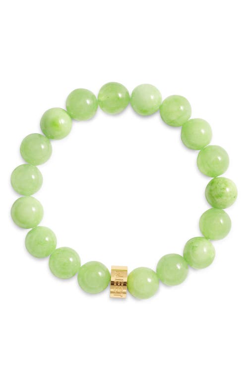 Nest Jewelry Malachite Stretch Bracelet In Green