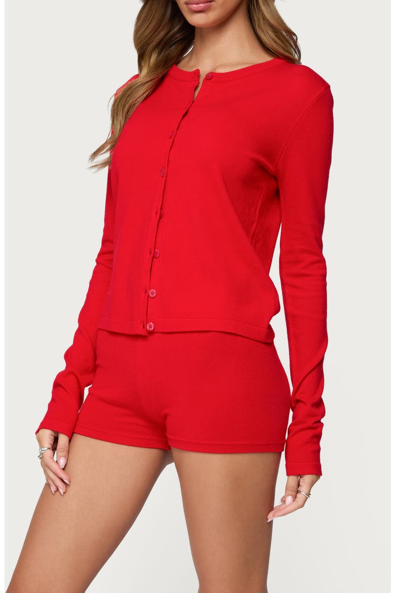 Maycee Cardigan, Alternate, color, RED