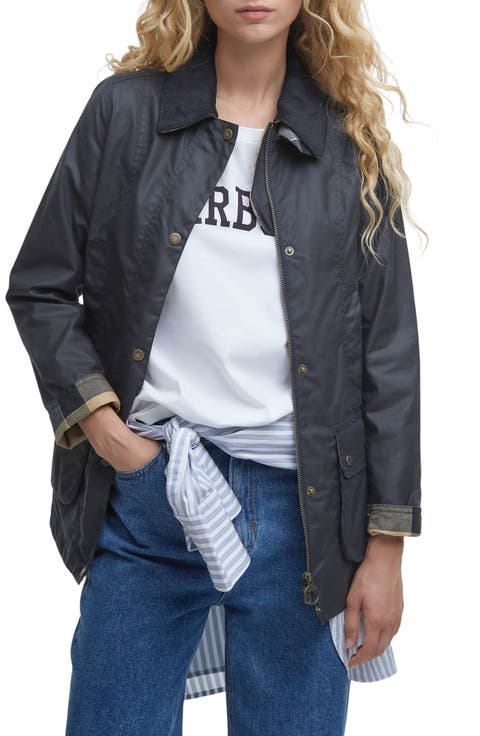帽子・その他 BARBOUR Woman Set Burgundy LGS0077 PU51 Barbour Women's x Ganni Short Burghley Jacket in Archive