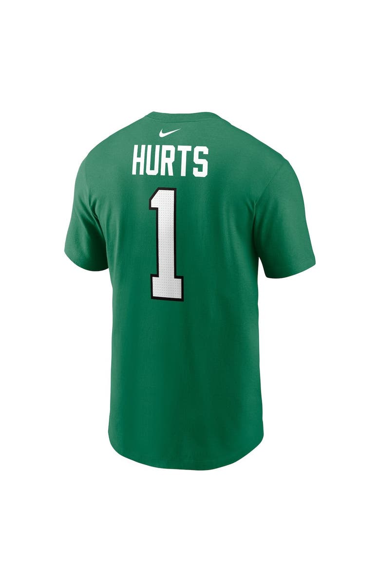 Nike Men's Nike Jalen Hurts Kelly Green Philadelphia Eagles Alternate Player Name & Number T-Shirt, Alternate, color, Kelly Green