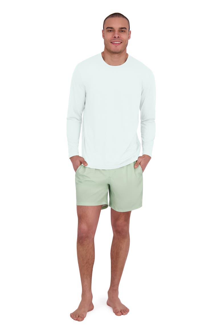 Drop Needle Rashguard, Alternate, color, BLUE GRASS
