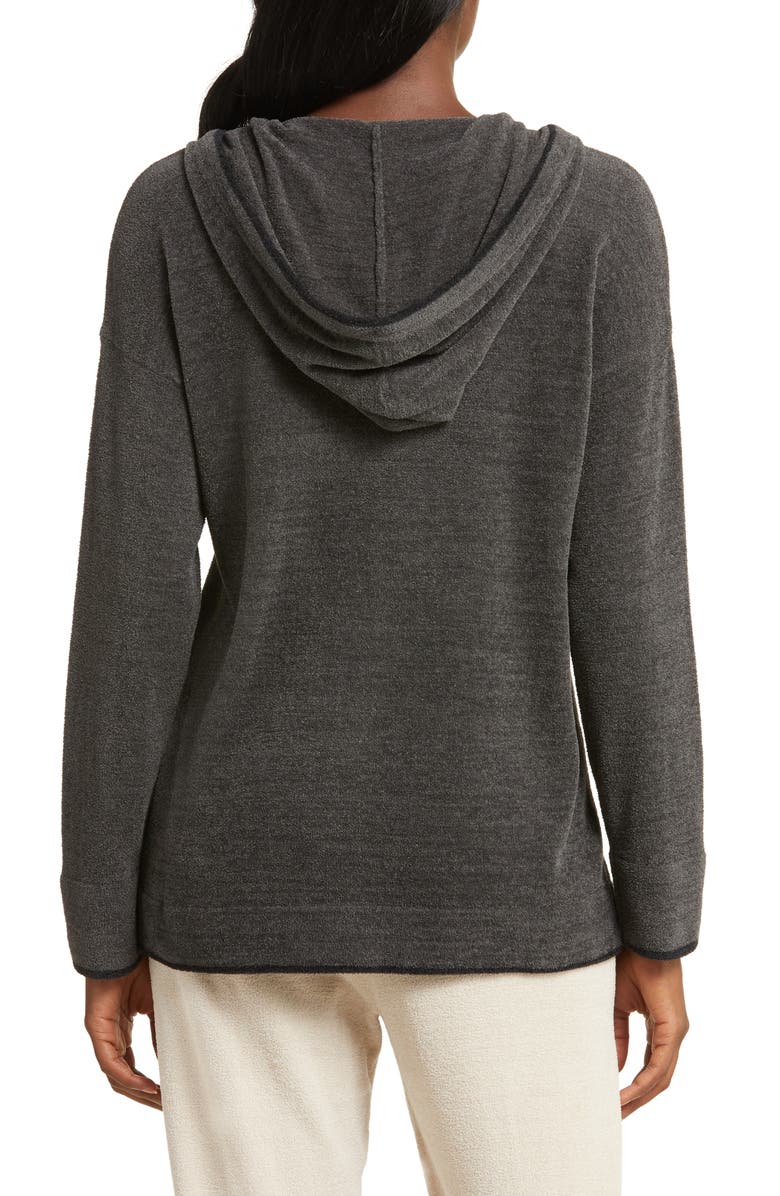 Barefoot Dreams<sup>®</sup> CozyChic Ultra Lite<sup>®</sup> Tipped Contrast Hoodie, Alternate, color, 