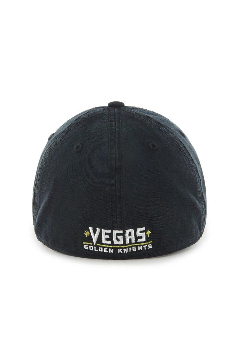 Men's '47 Black Vegas Golden Knights Classic Franchise Fitted Hat, Alternate, color, Black