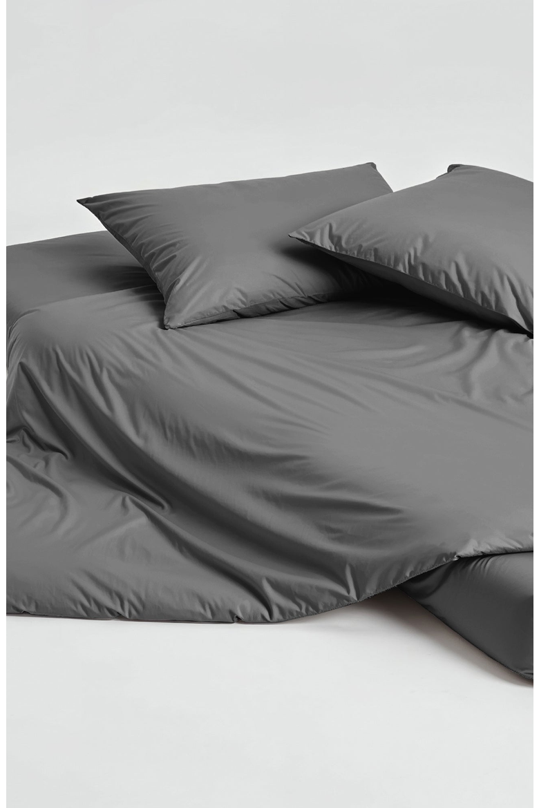 Luxe Australian Sateen Duvet Cover, Alternate, color, Charcoal