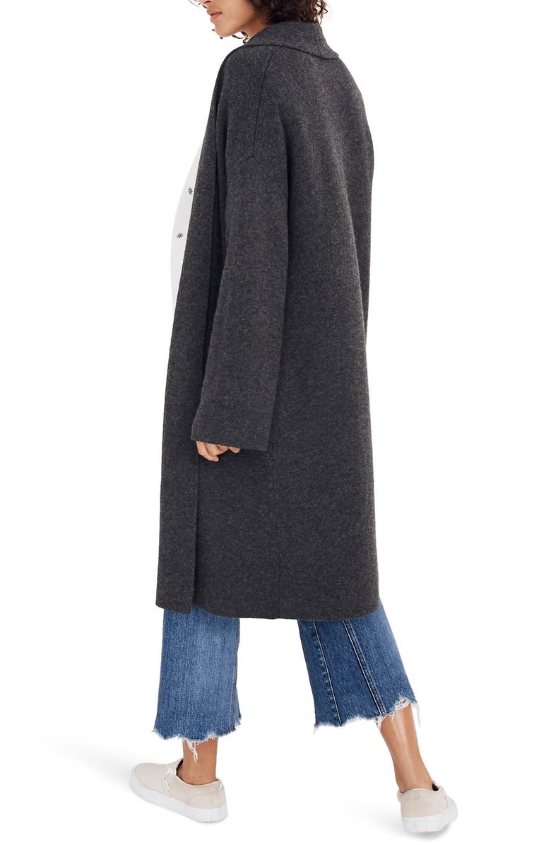Madewell Rivington Sweater Coat, Alternate, color, 