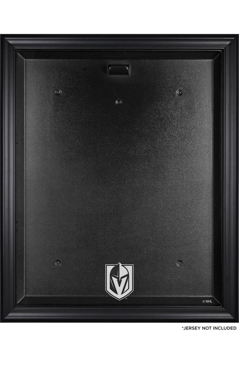 FANATICS AUTHENTIC Vegas Golden Knights Black Framed Logo Jersey Display Case, Main, color, 