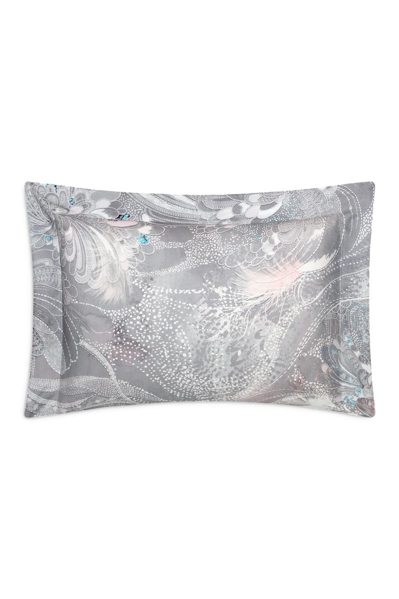 Perla pillowcase, Main, color, Grey