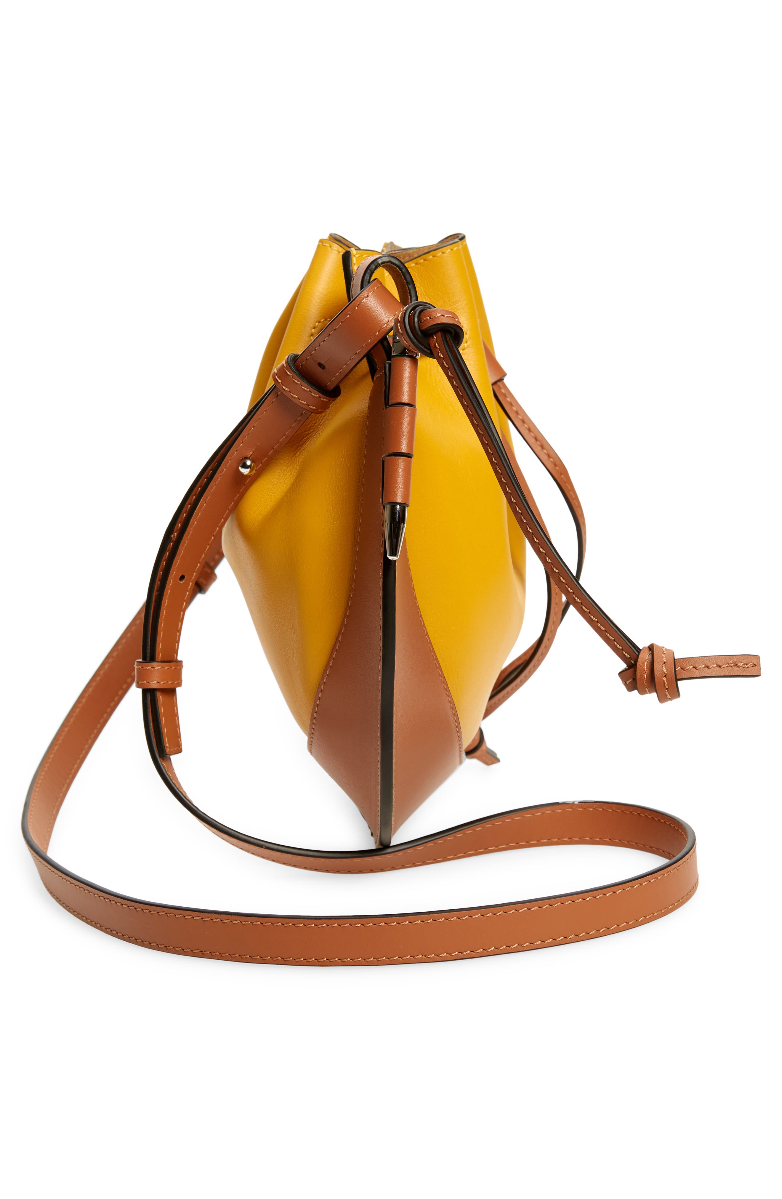 Loewe Small Horseshoe Leather Crossbody Bag, Alternate, color, 