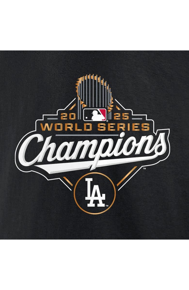 FANATICS Men
s Fanatics Freddie Freeman Black Los Angeles Dodgers 2025 World Series Champions Big 
Tall Name 
Number T-Shirt, Alternate, color, Black