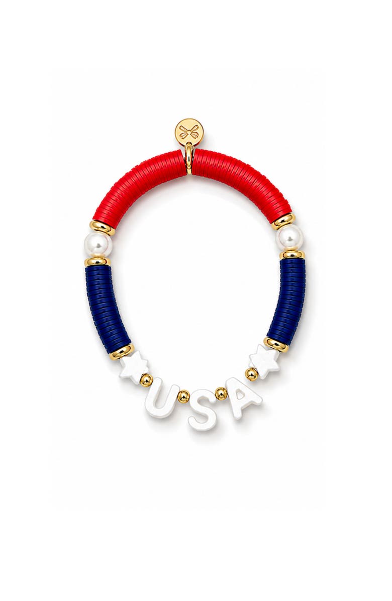 Bits & Bows USA 250 Bracelet Set, Alternate, color, Red/White/Blue