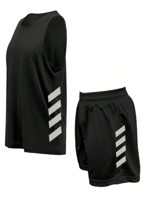 BENBEN BENBEN MENS TWO PIECE FULL WORKOUT SPORTS SET DRI FIT 