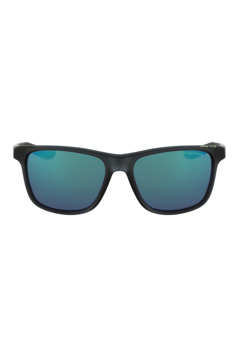 Flip 53mm Mirrored Sunglasses, Main, color, ANTHRACITE/ CYBER