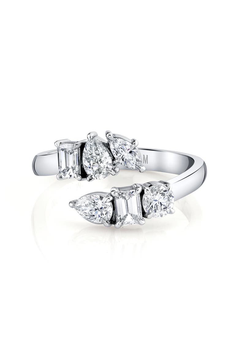 Montage Bypass Ring, Alternate, color, White Gold