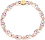 Little Words Project Cherub Valentine Beaded Stretch Bracelet