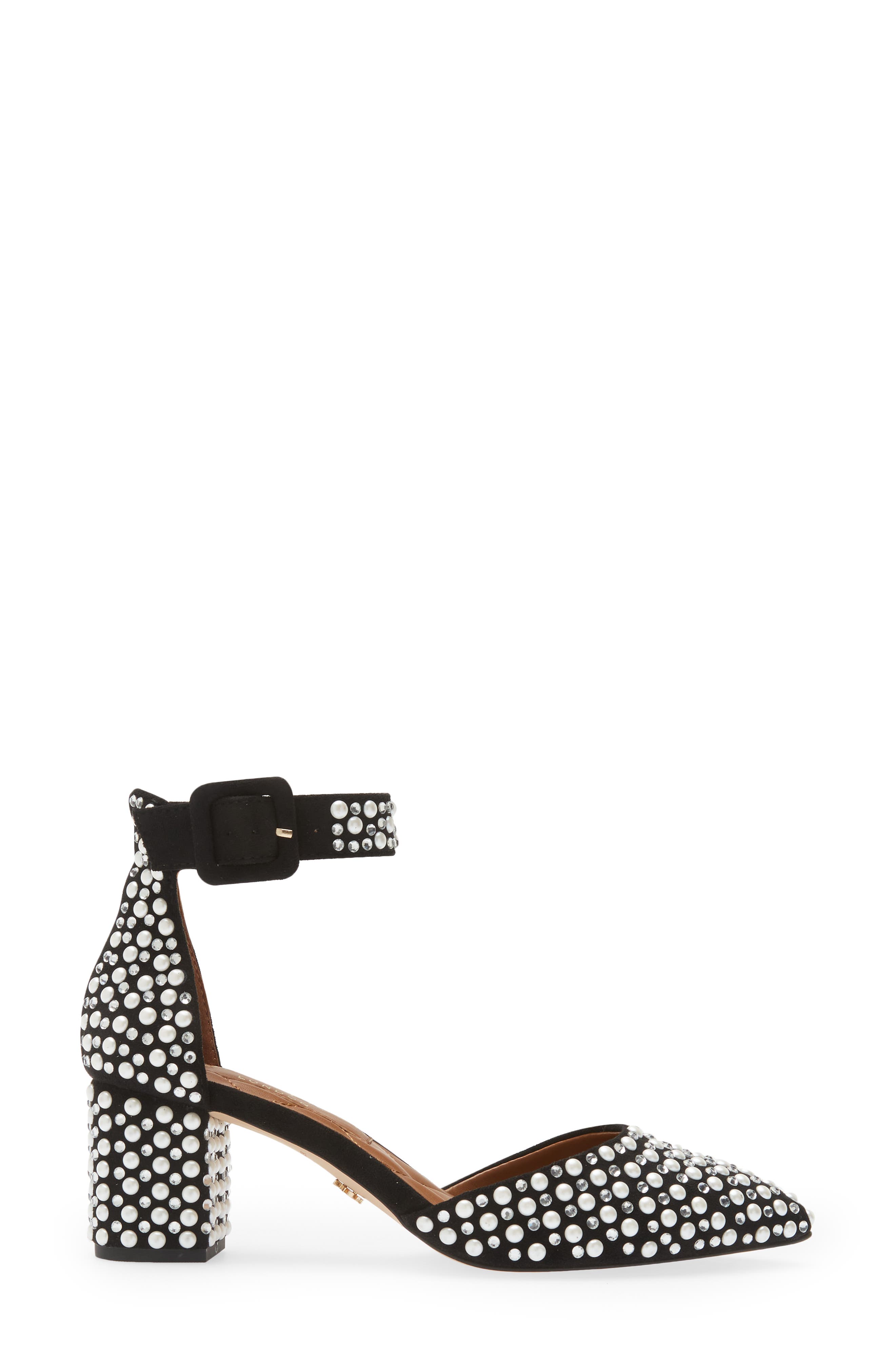 Burlington Ankle Strap Pump, Alternate, color, CHARCOAL