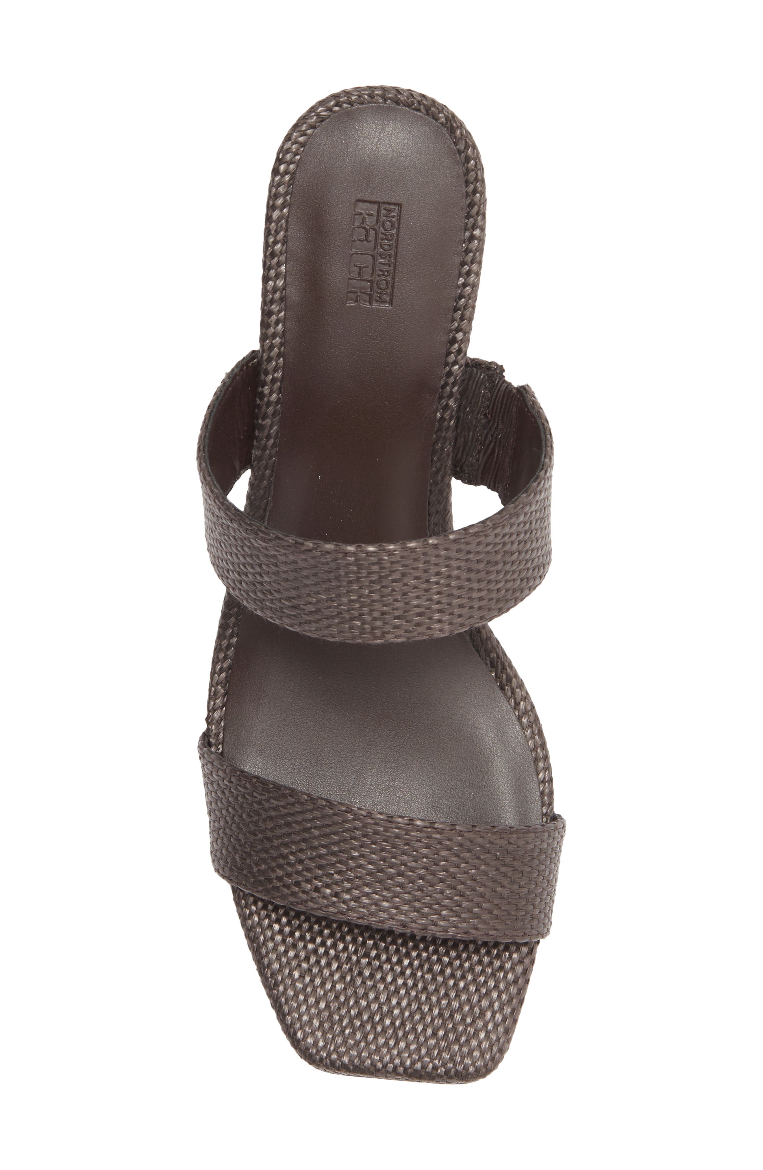 Colette Block Heel Slide Sandal, Alternate, color, BROWN CHOCOLATE