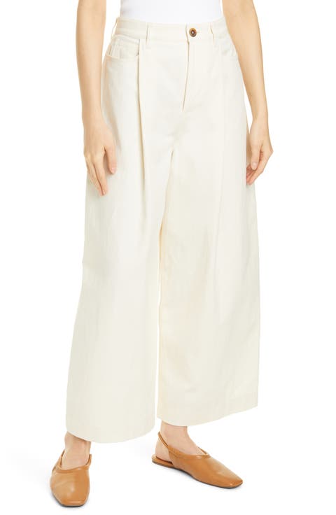 Wide Leg Ankle Pants