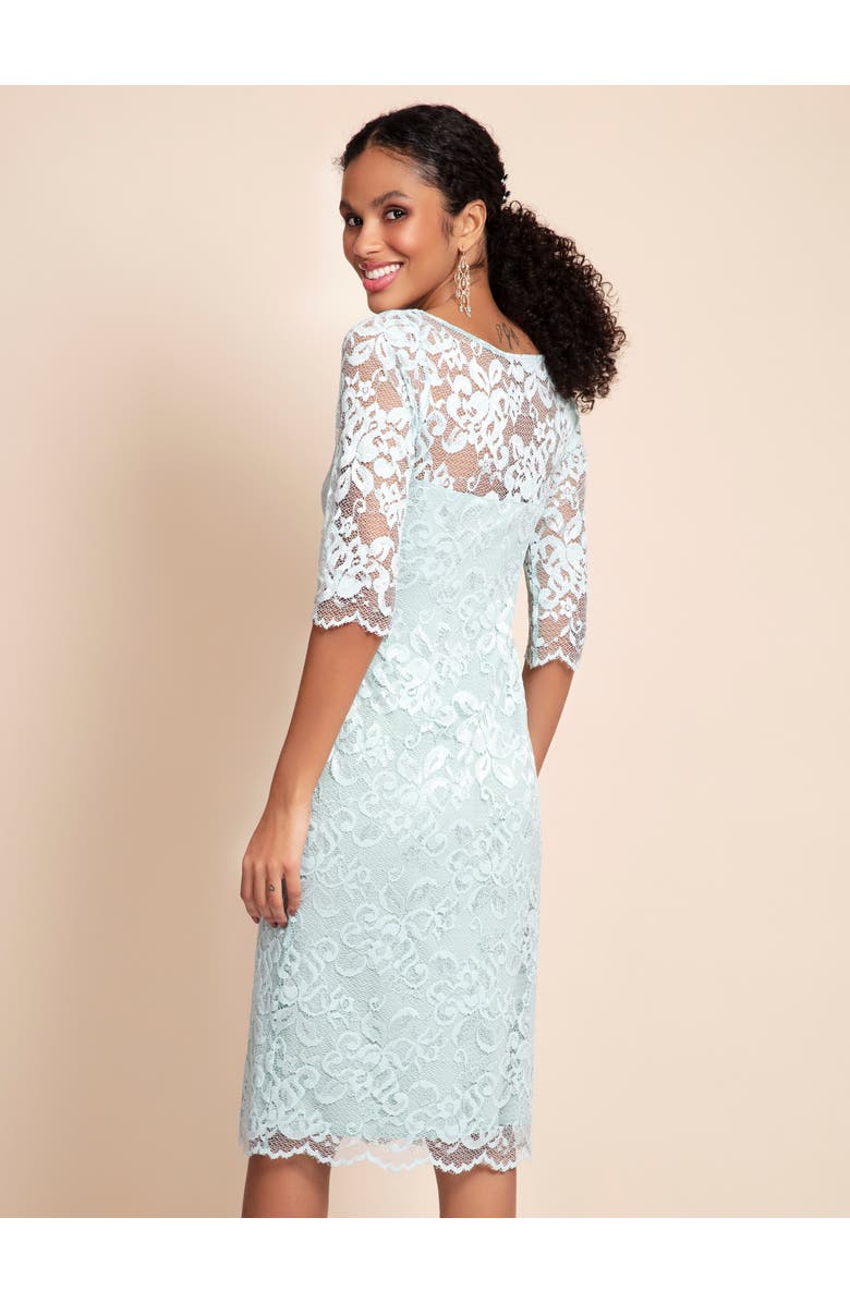 Alie Street London Lila Lace Dress, Alternate, color, Mint Silver Green