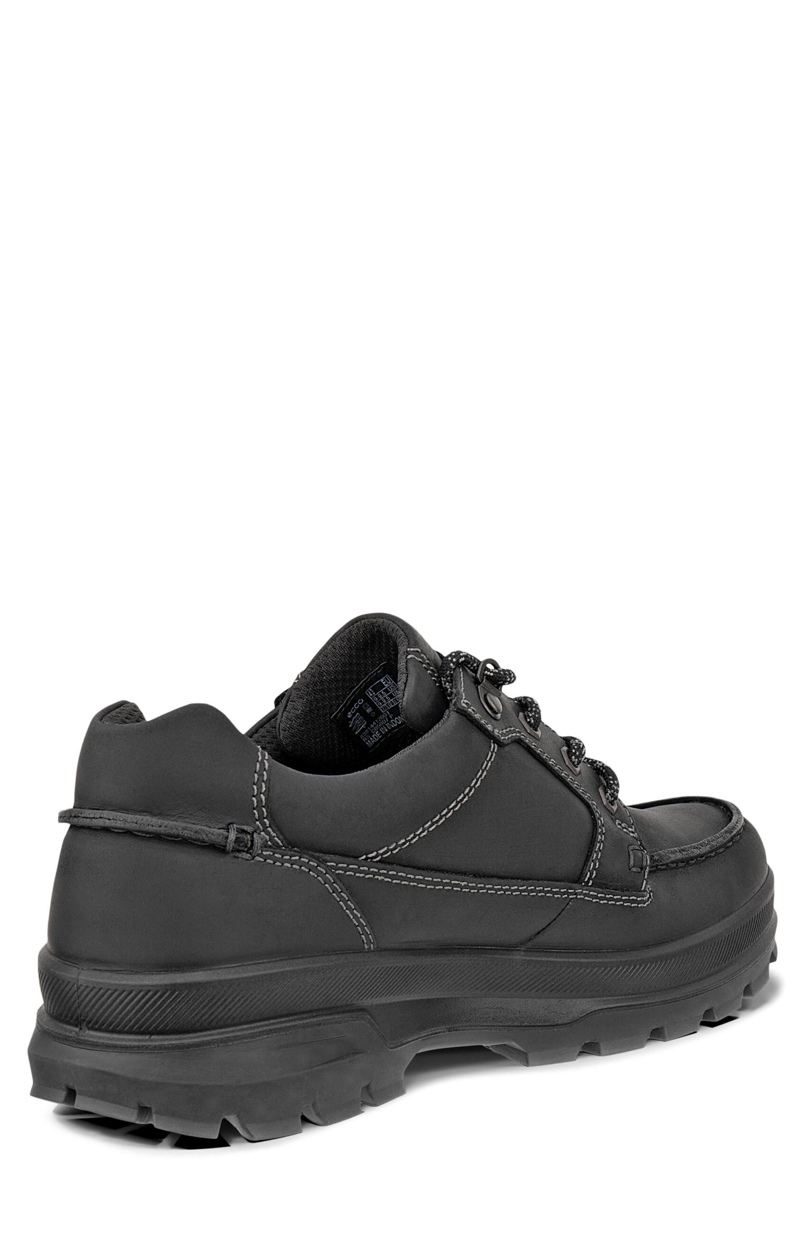ECCO Track Waterproof Moc Toe Derby, Alternate, color, Black