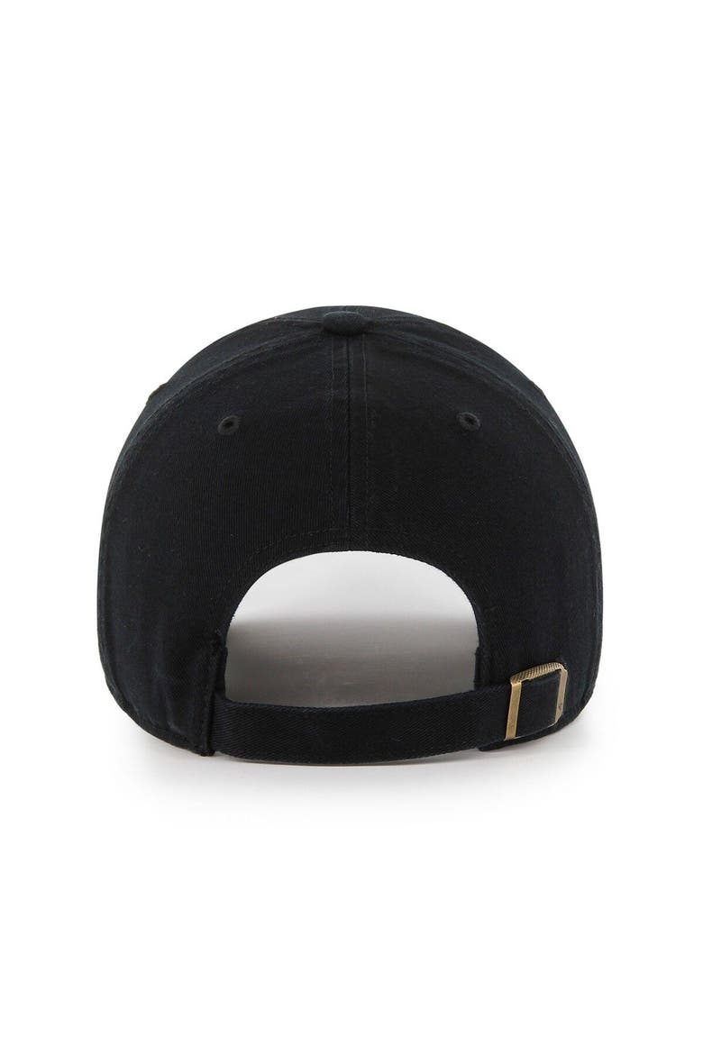 Men's '47 Black Cleveland Browns Ballpark Clean Up Adjustable Hat, Alternate, color, Black