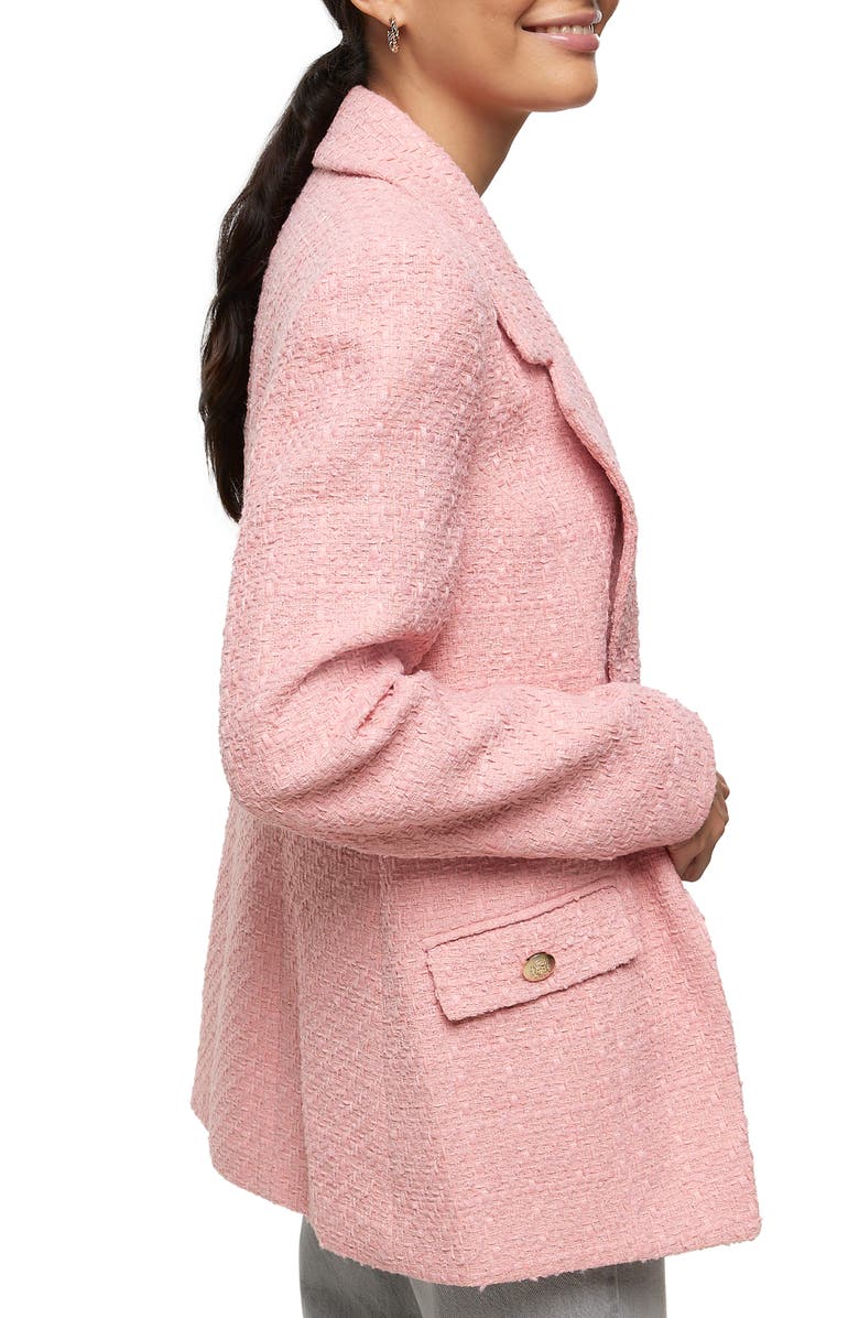 River Island Bouclé Blazer, Alternate, color,