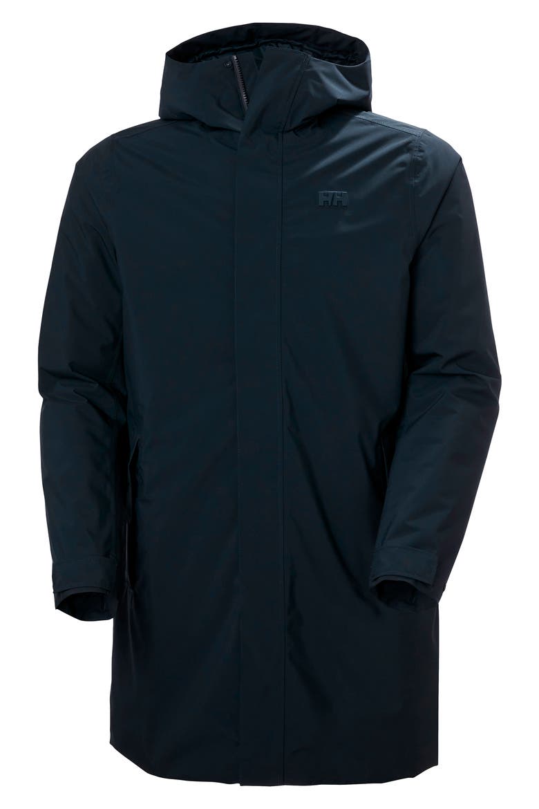 Brussel Insulated Rain Coat, Alternate, color, NAVY