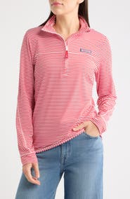 vineyard vines Microstripe Sankaty Half Zip Shep Shirt