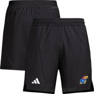 adidas Men's adidas Black Kansas Jayhawks Program Woven Training Shorts