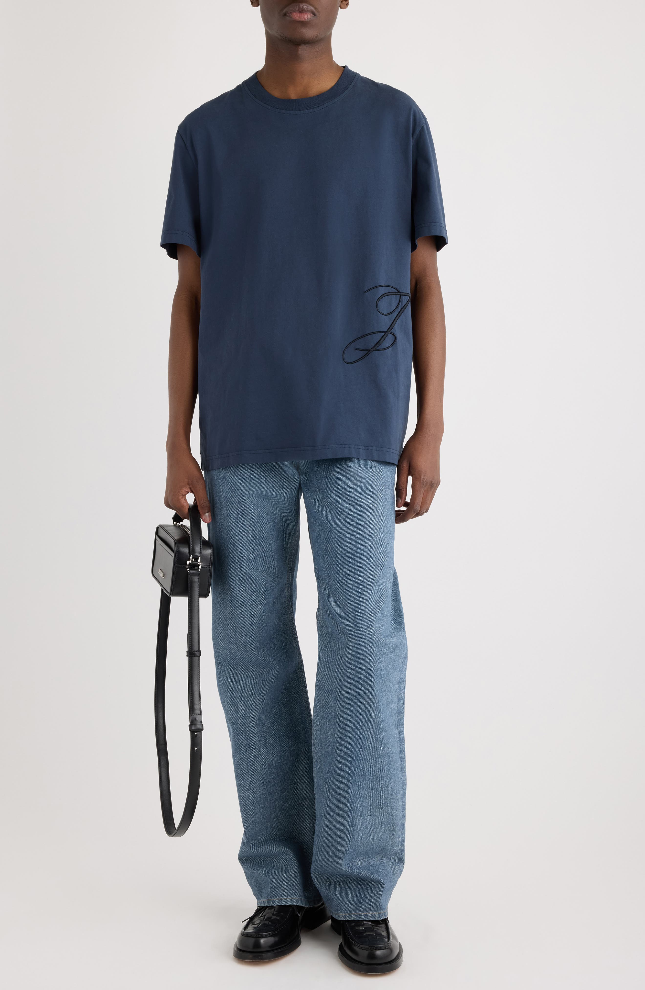 Le De Nimes Droit Straight Leg Jeans - image 2