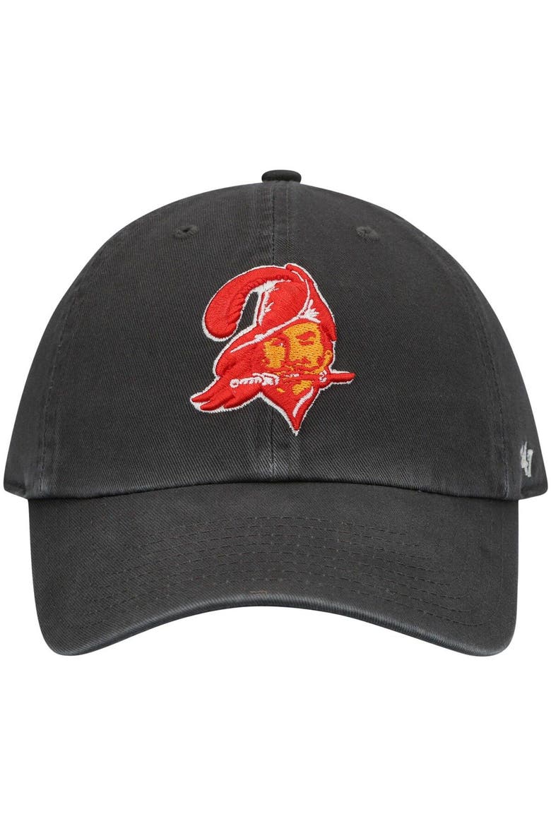 Men's '47 Charcoal Tampa Bay Buccaneers Clean Up Legacy Adjustable Hat, Alternate, color, Charcoal