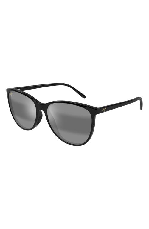MAUI JIM MAUI JIM ROSE OCEAN 57MM GRADIENT POLARIZED CAT EYE SUNGLASSES