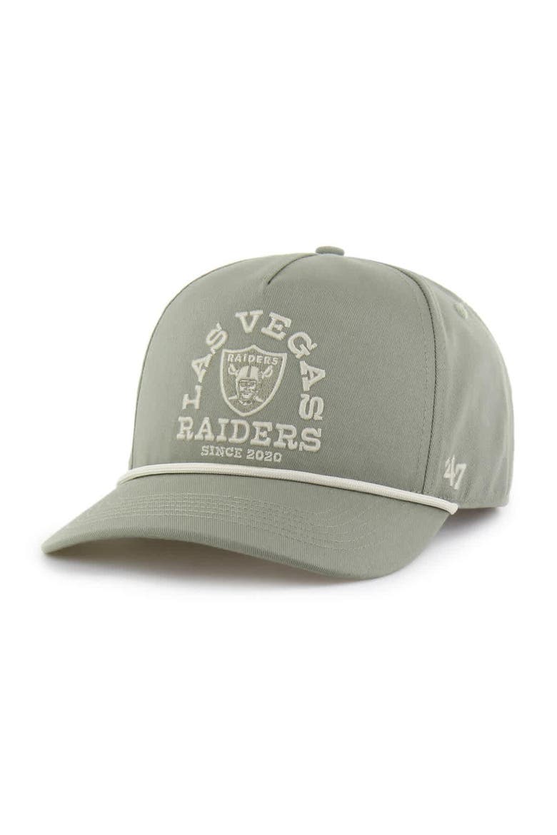 Men's '47  Olive Las Vegas Raiders Canyon Ranchero Hitch Adjustable Hat, Main, color, Olive