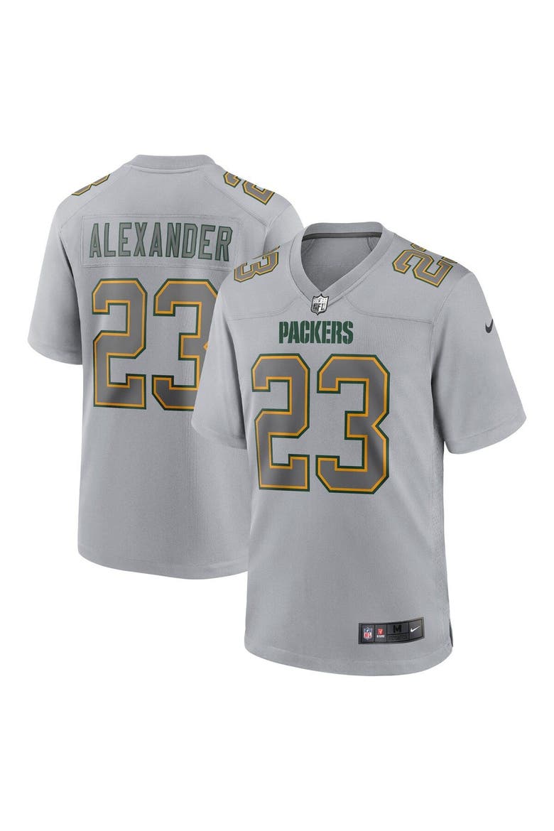 Men's Nike Jaire Alexander Gray Green Bay Packers Atmosphere Fashion Game Jersey, Main, color, Gray