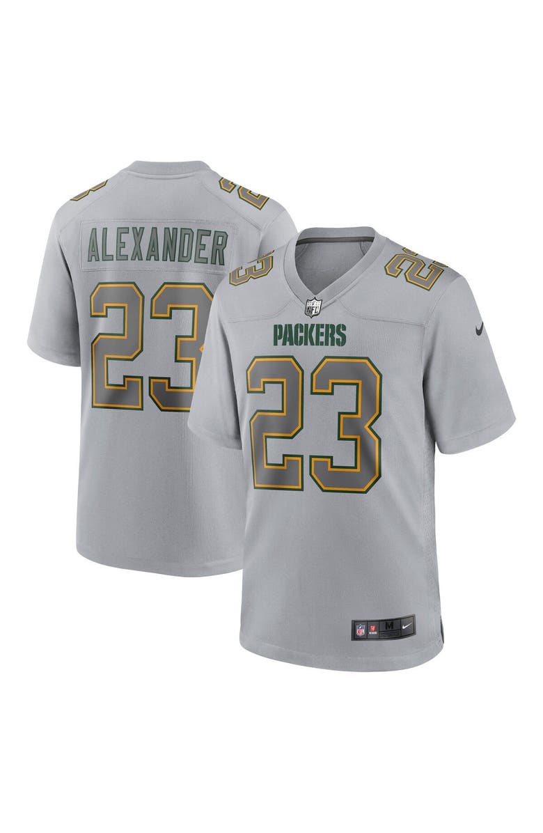 Nike Men's Nike Jaire Alexander Gray Green Bay Packers Atmosphere Fashion Game Jersey, Main, color,
