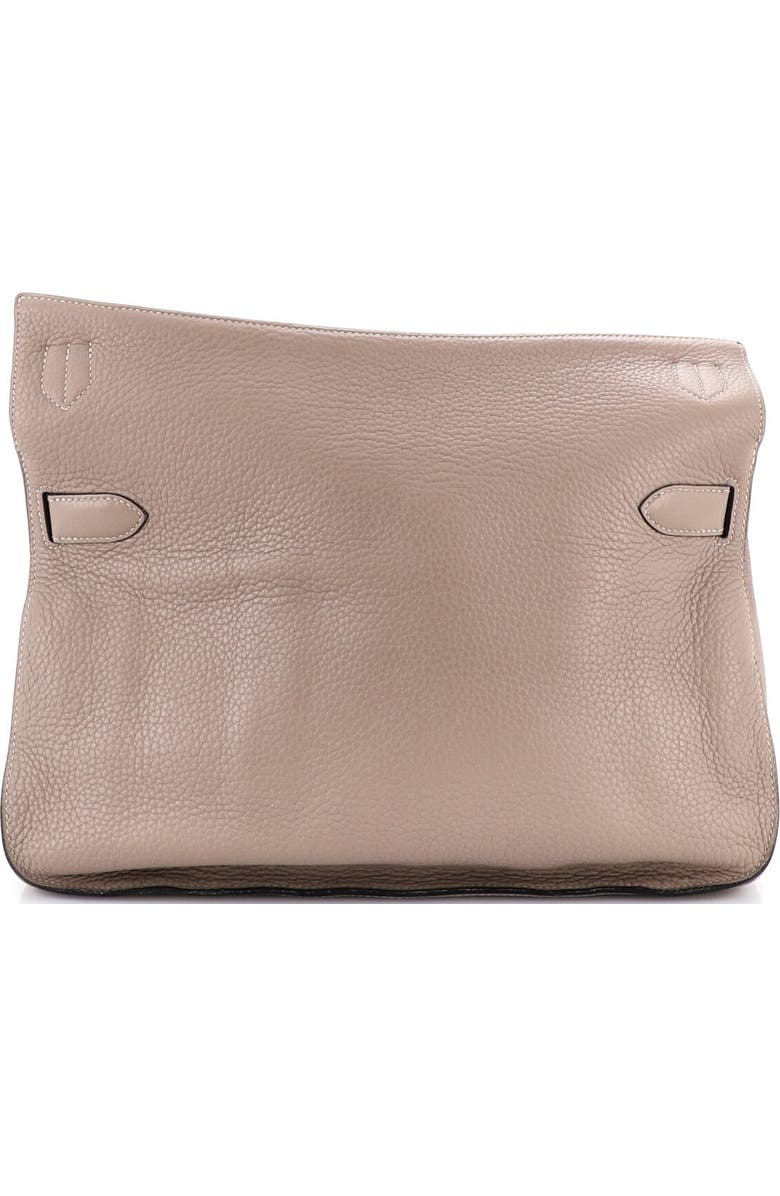 Pre-Owned Hermes Jypsiere Bag Clemence 34, Alternate, color, Gris Tourterelle