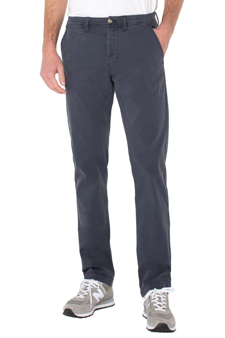 Straight Leg Stretch Twill Chinos, Main, color, NIGHT WATCH